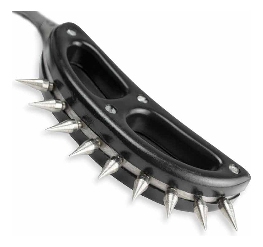 Cuchillo Degollador Con Puño De Pinchos Caza Defensa Persona - Imagen 4