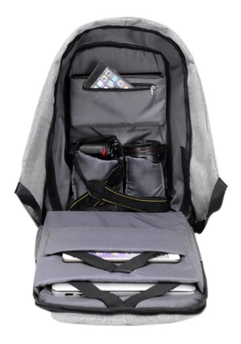 Mochila Anti Robo Con Porta Notebook 35lts Gran Aventura - Imagen 3