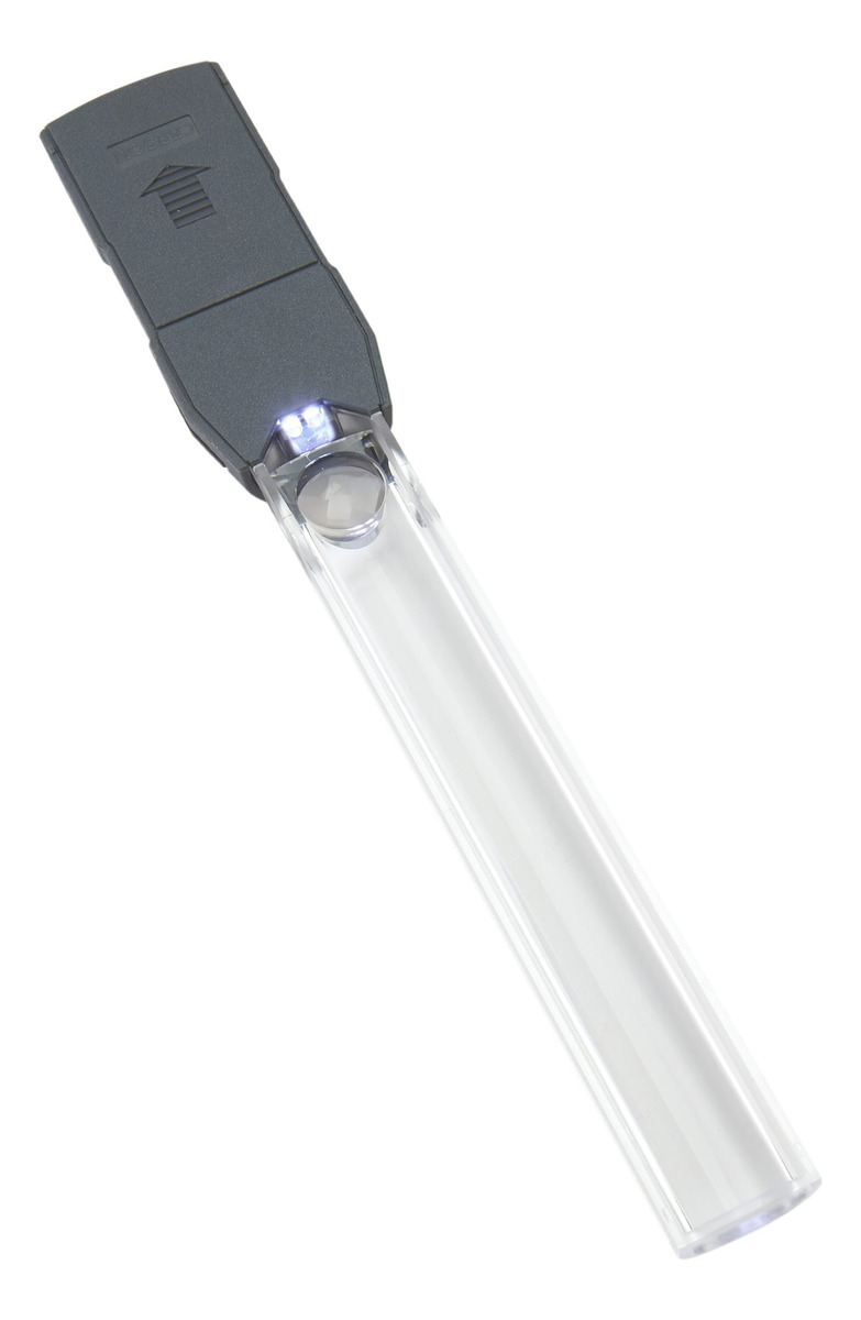 Barra Lupa Con Luz Led Aumentos X2 Carson Lectura Trabajo - Imagen 4