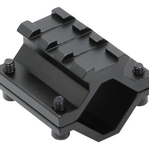 Acople Abrazadera Con Riel Picatinny Agarradera Caño Tubo