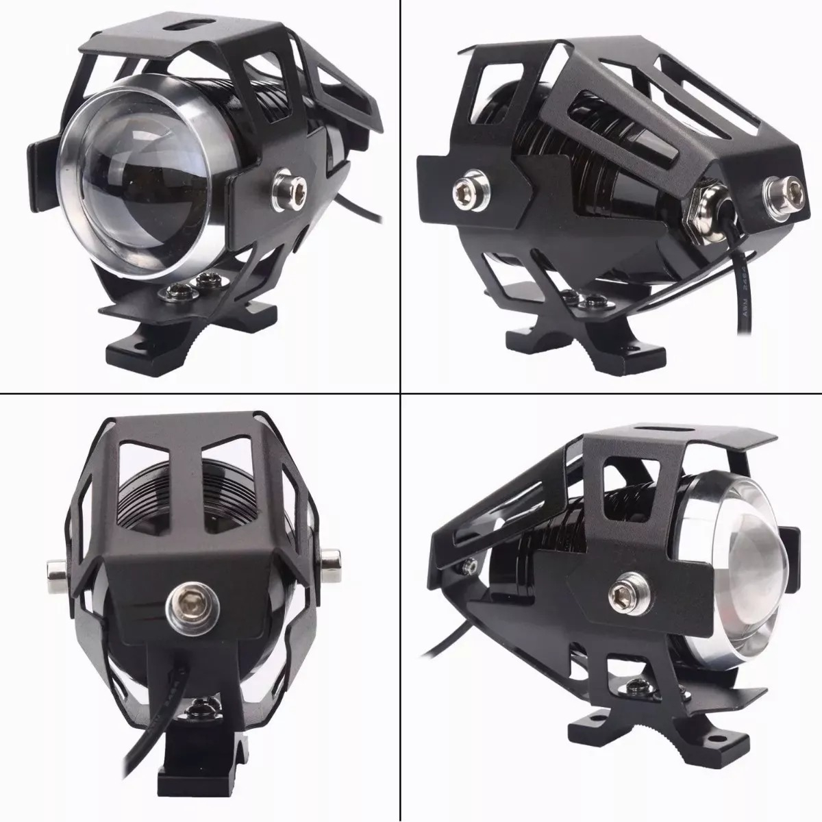 Kit 2 Camineros Led 5w Con 1 Interruptor Motos Gran Aventura - Imagen 4