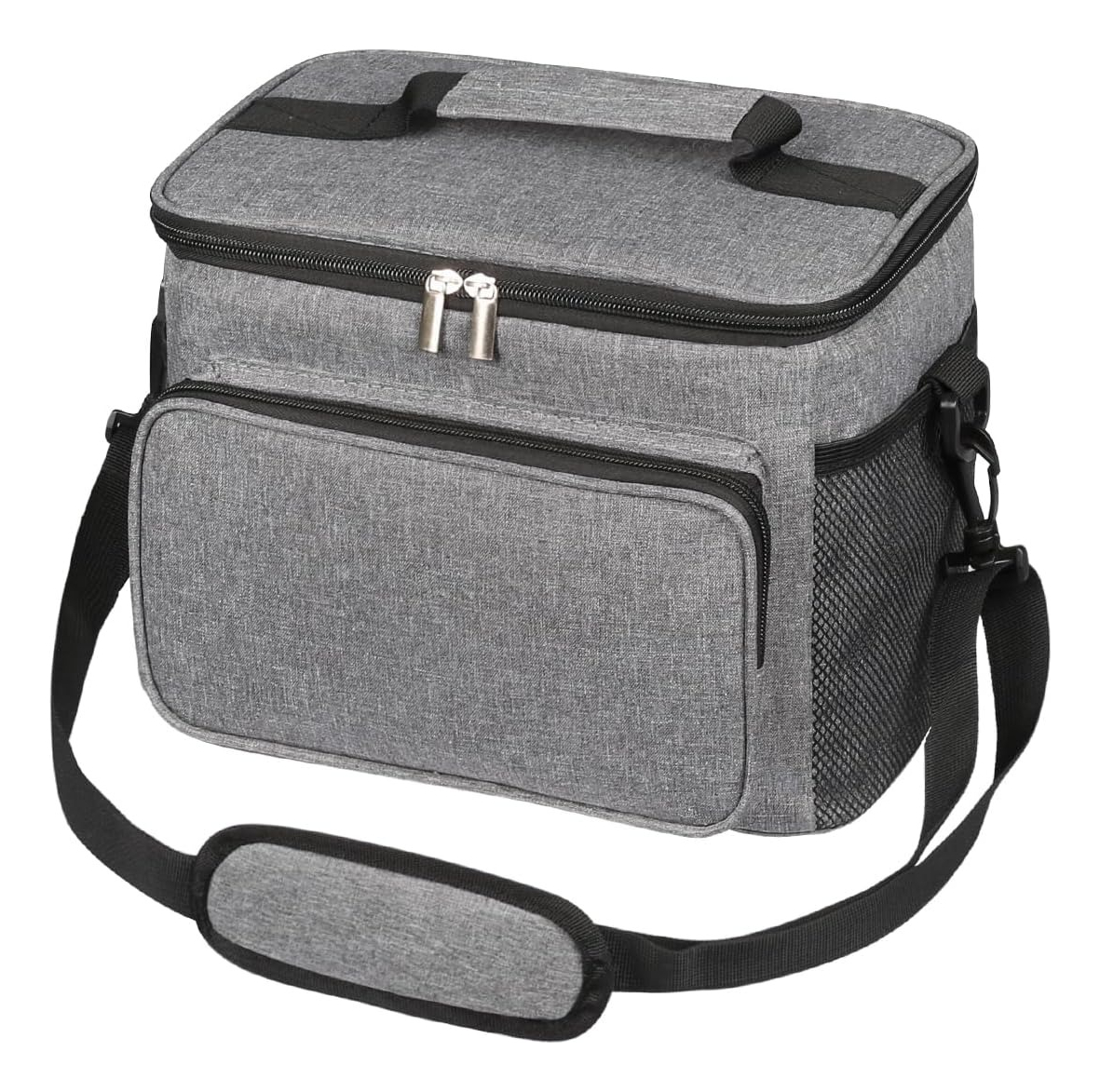 Bolso Conservadora Lunchera Térmica Plegable 10 Lts En Tela - Imagen 4