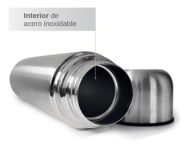 Termo Bala 1 Litro Acero Inoxidable Doble Capa Termica - Imagen 7