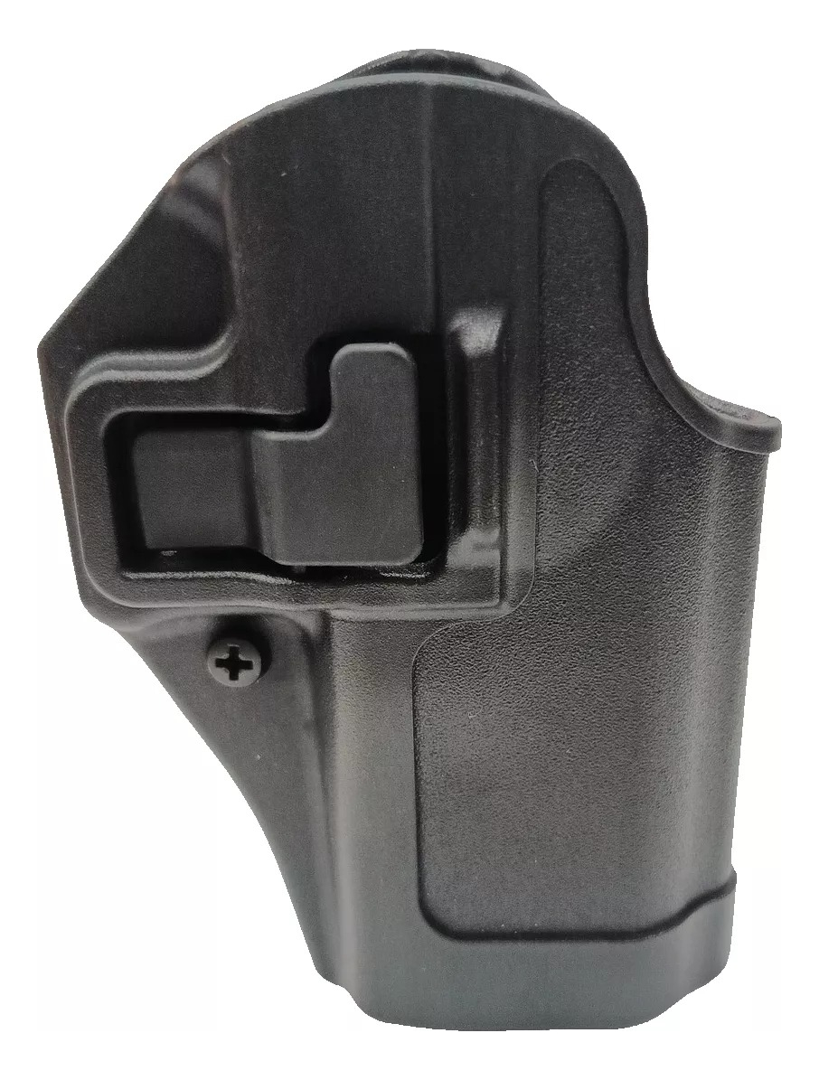 Canana Exterior Glock 17 19 23 34 35 Polimero Negro Rigido - Imagen 4