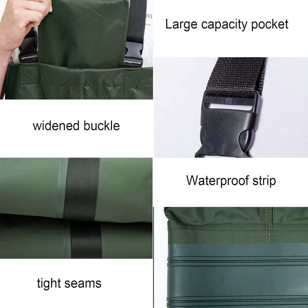 Pantalon De Pesca Poliester/pvc Gran Aventura - Imagen 4