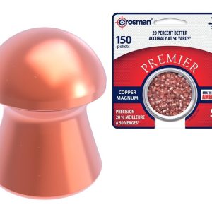 Chumbos Cal .22 Pellet De Cúpula Magnum De Cobre (150 Ct)