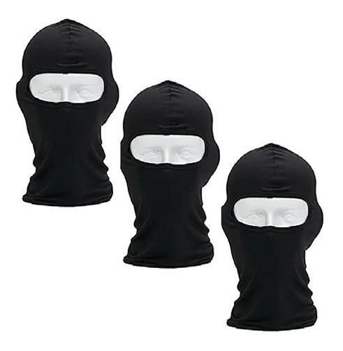 Pasamontañas Termico Tactico Negro Policia Moto - Imagen 3