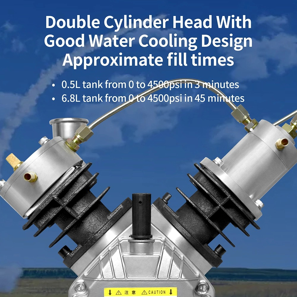 Compresor Aire Para Rifle Pcp Chumbera 4500psi 300bar 220v - Imagen 6