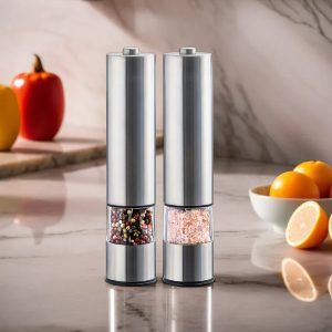 Molinillo Para Pimienta A Batería En Acero Inoxidable