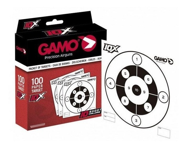 Blancos Dianas Para Tiro De Precisión Gamo 100 Unidades - Imagen 2