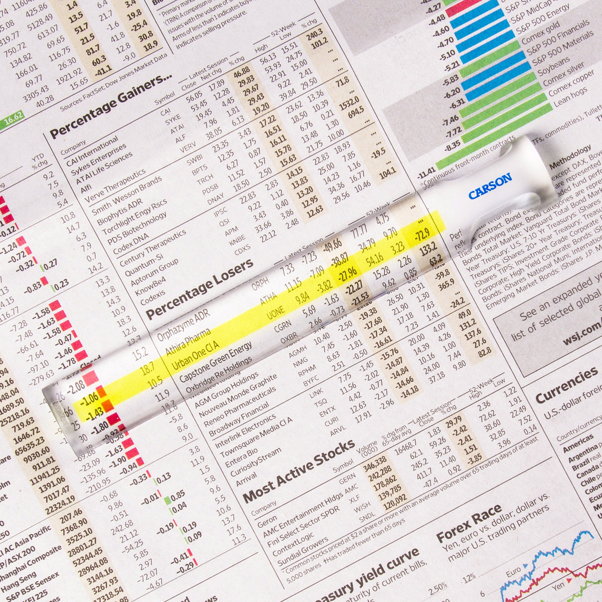 Lupa Barra Con Aumento 1.5x Carson Libros Lectura Estudio - Imagen 7