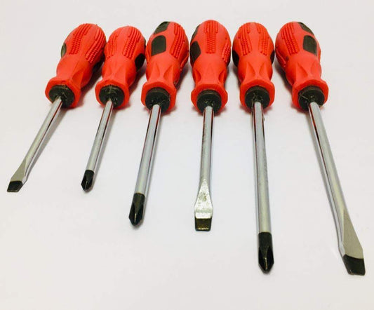 DESTORNILLADOR GOMA X6 ROJO ECONÓMICO