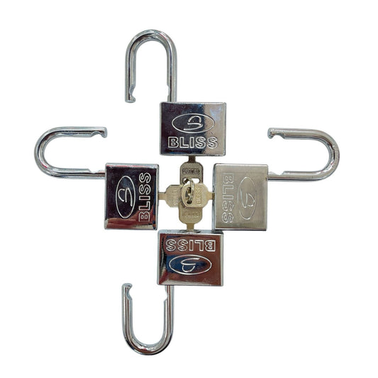 Candados x4 Cuatrillizos 50mm