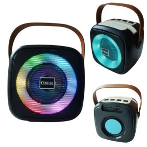 Parlante CMIK MK-802 con LED Multicolor