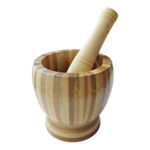 Mortero de Bambú Natural
