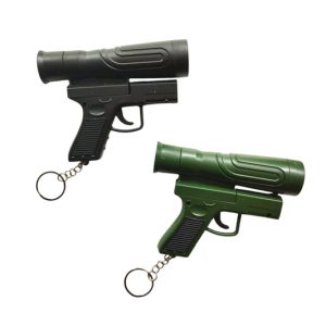 Llavero Forma de Pistola con Linterna Laser y Binocular