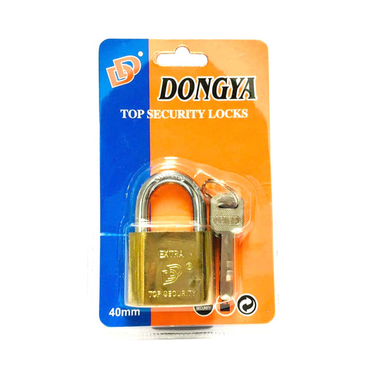Candado Amarillo Blister 40mm