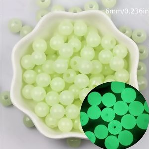 Perlas de Plástico por 1000 unidades – Diámetro: 6mm x 1000u
