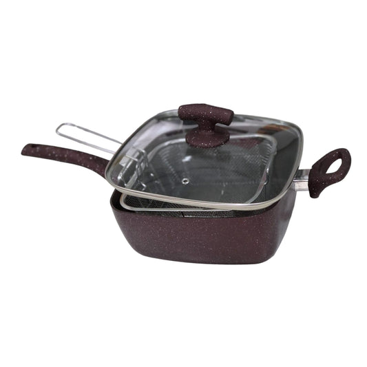 Olla Cuadrada Tapa y Freidor