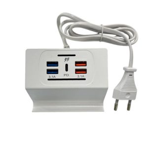 ADAPTADOR C/ 4 PUERTOS USB + TIPO C