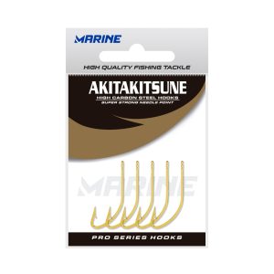 Anzuelo Marine Sports Akita-Kitsune Dorado Blister – Medida: Nº 03 x 50 unidades