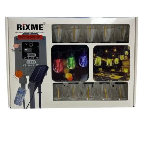 Luces con panel solar+bombitas