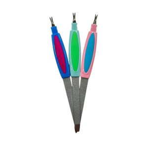 Lima Metálica para Uñas con Saca Cutícula