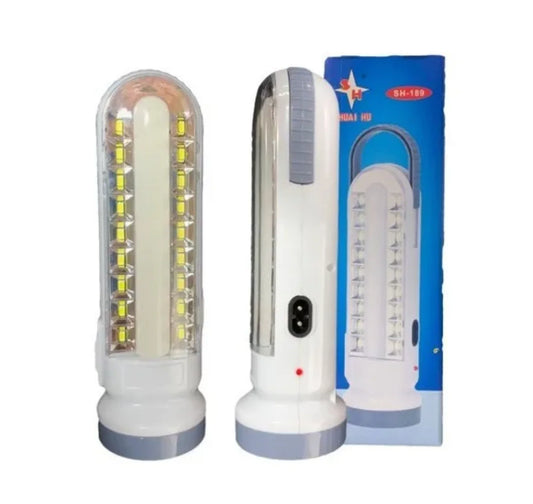 LINTERNA C/TUBO Y LED RECARGABLE Y A PILA MODELO189S - Imagen 2